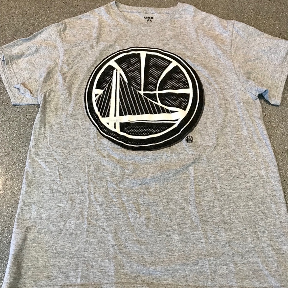 Golden State Warriors Gray UNK T-Shirt LARGE